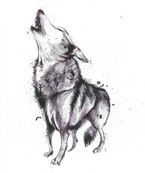 howling wolf tattoo. happening though check out