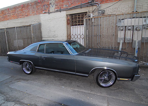 My homie Rob in LA is selling this'72 Monte Carlo New paint tripledipped 